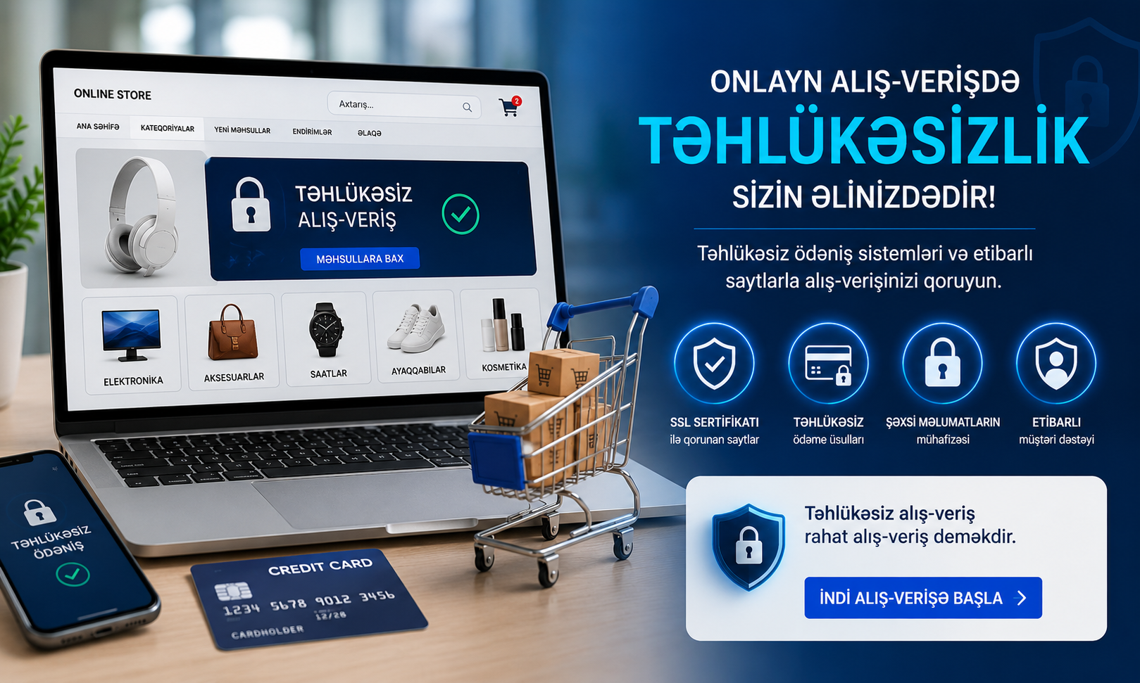 Onlayn Alış-verişdə Təhlükəsizlik Niyə Vacibdir?